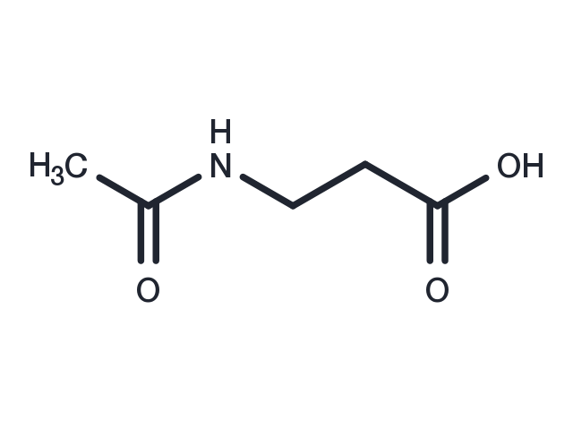 AC-Beta-ALA-OH Chemical Structure