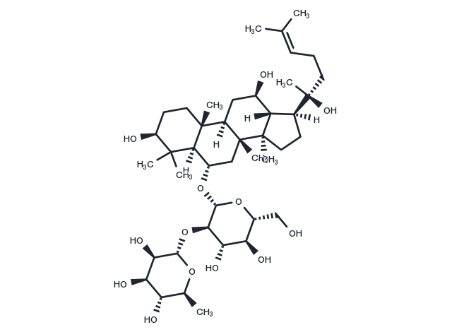 Ginsenoside Rg2 Chemical Structure