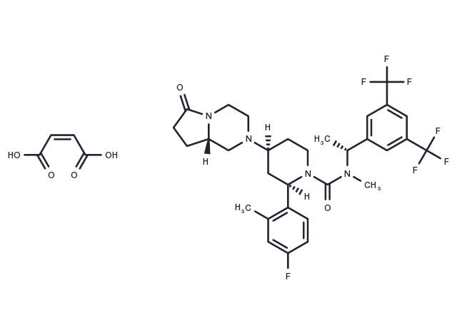 Orvepitant maleate Chemical Structure