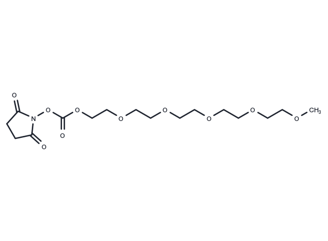 m-PEG5-succinimidyl carbonate Chemical Structure