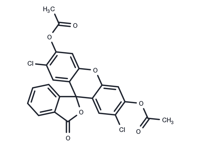 2',7'-Dichlorofluorescein diacetate Chemical Structure