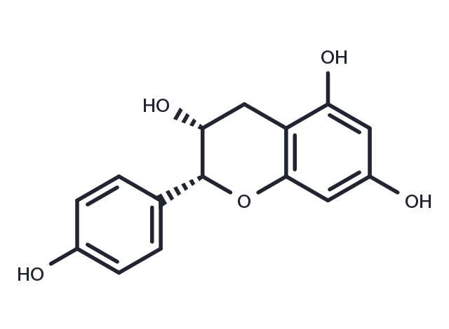 (-)-Epiafzelechin Chemical Structure