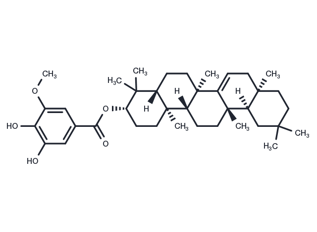 (3,4-Dihydroxy-5-methoxybenzoyl)taraxerol Chemical Structure