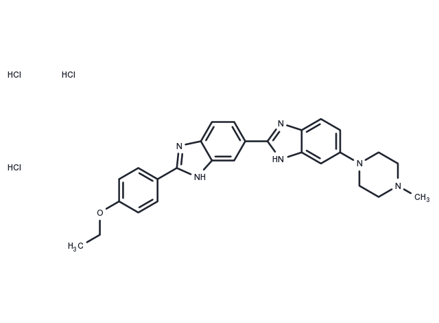 Hoechst 33342 trihydrochloride Chemical Structure