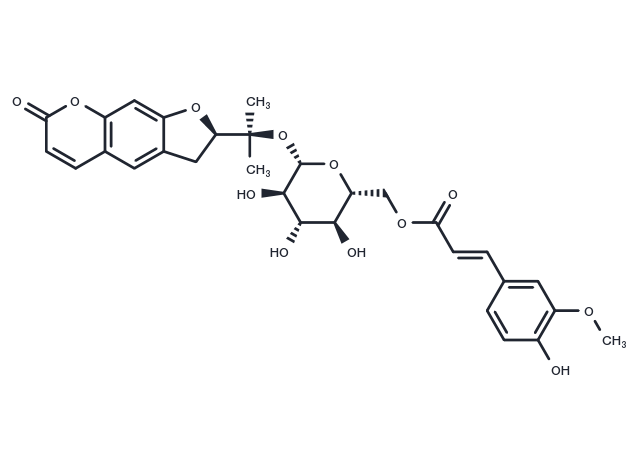 6'-Feruloylnodakenin Chemical Structure