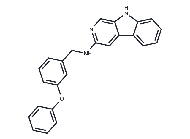 3-(3-Phenoxybenzyl)amino-β-carboline Chemical Structure