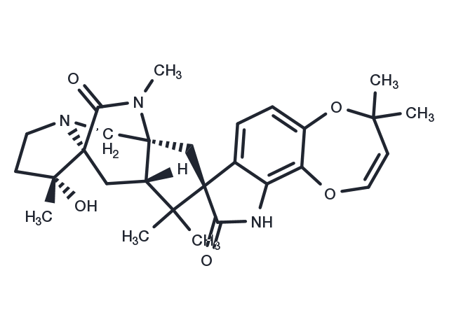 Paraherquamide A Chemical Structure