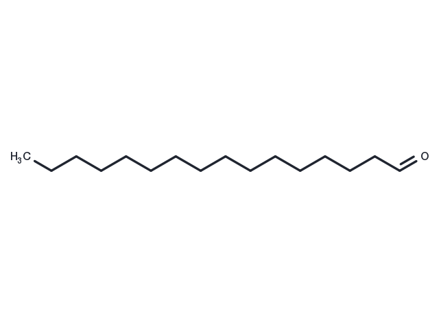 Hexadecanal Chemical Structure