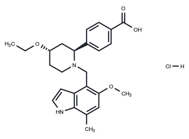 Iptacopan hydrochloride Chemical Structure