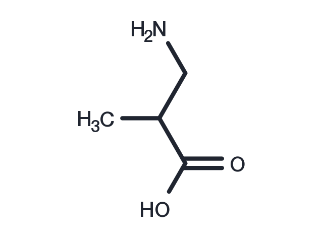 3-Amino-2-methylpropanoic acid Chemical Structure