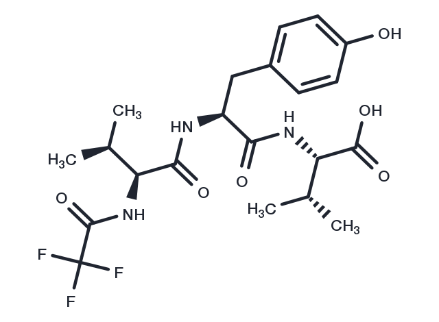 Trifluoroacetyl tripeptide-2 Chemical Structure