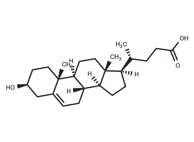 3b-Hydroxy-5-cholenoic acid Chemical Structure