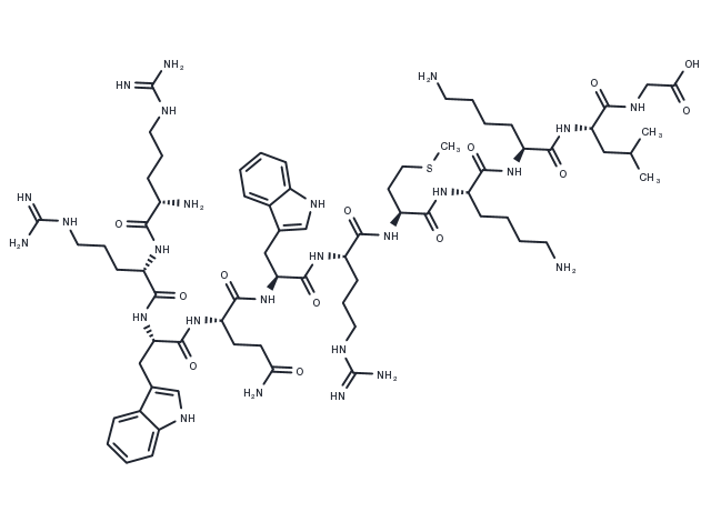 Lactoferricin, bovine Chemical Structure