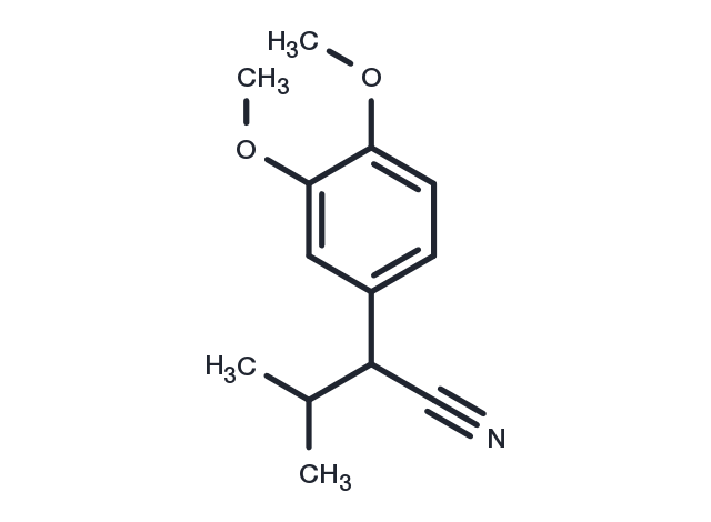 2-(3,4-Dimethoxyphenyl)-3-methylbutanenitrile Chemical Structure