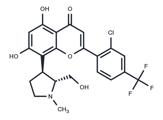 Voruciclib Chemical Structure