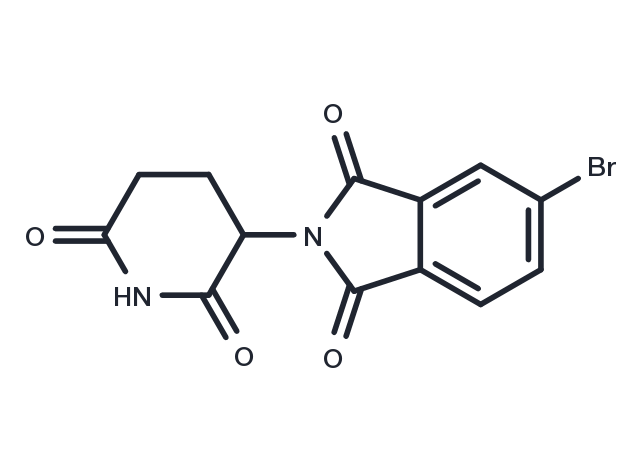 5-bromo-2-(2,6-dioxopiperidin-3-yl)isoindole-1,3-dione Chemical Structure