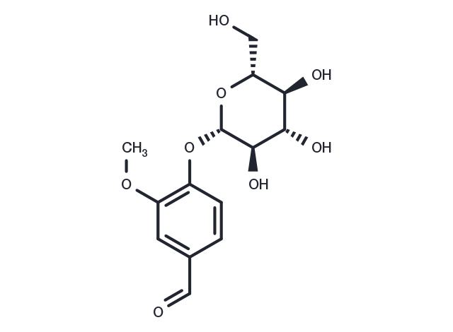 Glucovanillin Chemical Structure