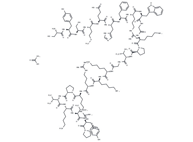 Tetracosactide acetate Chemical Structure