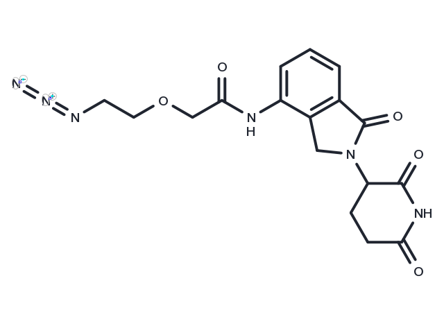 Lenalidomide-PEG1-azide Chemical Structure