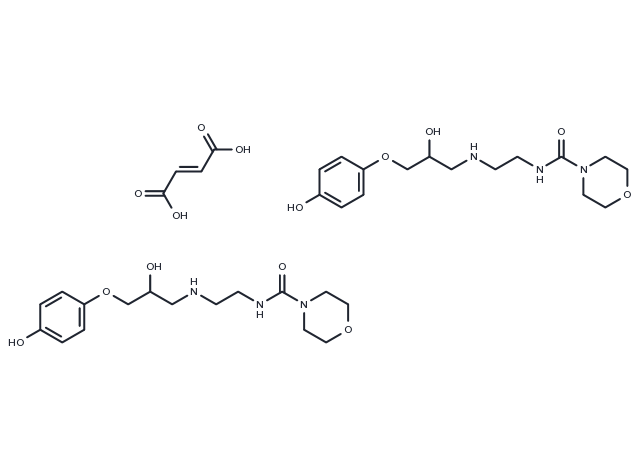 Xamoterol hemifumarate Chemical Structure
