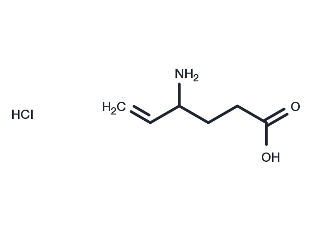 Vigabatrin Hydrochloride Chemical Structure