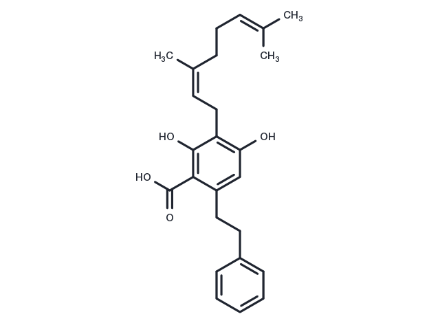 Amorfrutin 4 Chemical Structure