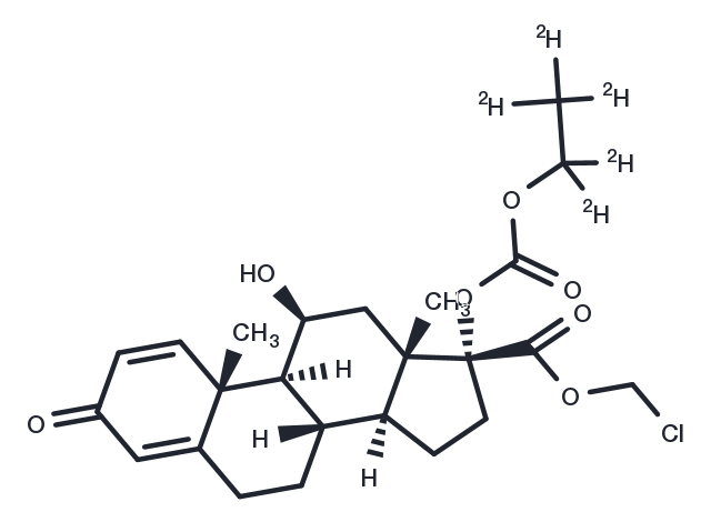 Loteprednol Etabonate D5 Chemical Structure