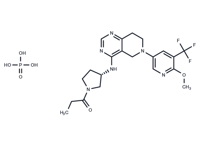 Leniolisib phosphate Chemical Structure