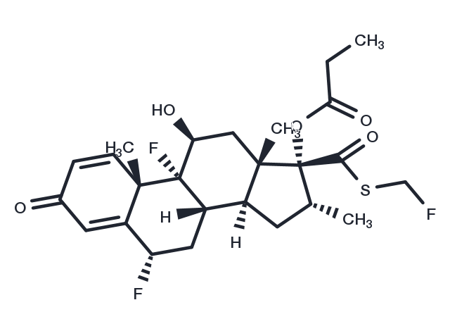 Fluticasone (propionate) Chemical Structure