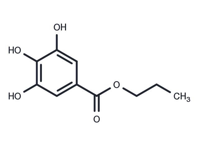Propyl gallate Chemical Structure