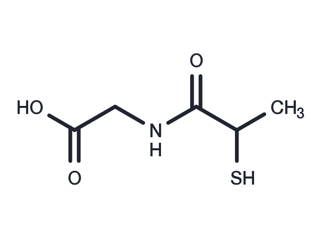 Tiopronin Chemical Structure