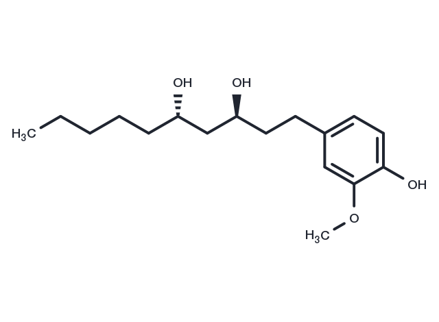 (3S,5S)-[6]-Gingerdiol Chemical Structure