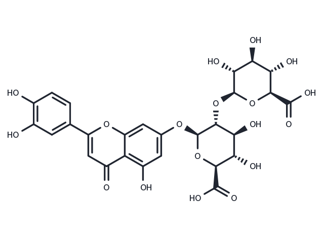 Luteolin 7-diglucuronide Chemical Structure