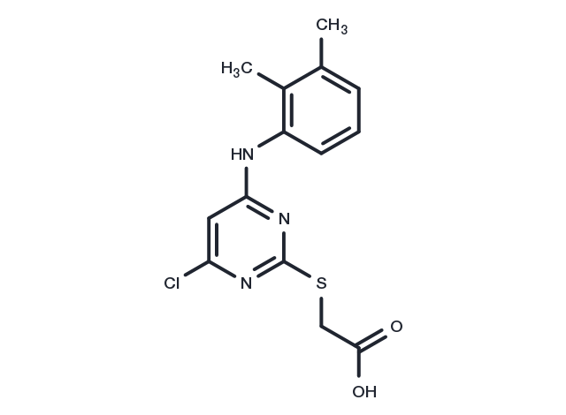 Pirinixic Acid Chemical Structure