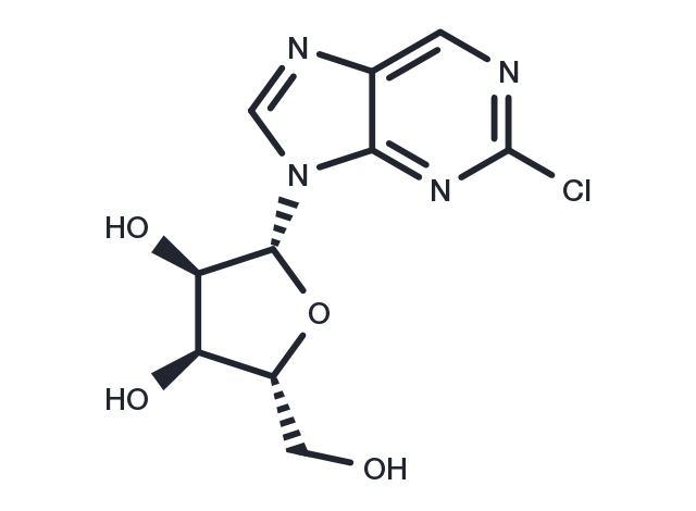 2-Chloro-9-(beta-D-ribofuranosyl)purine Chemical Structure