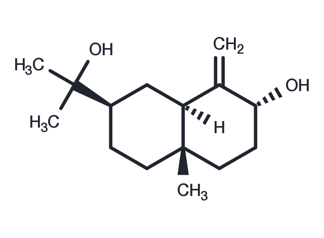 Eudesm-4(15)-ene-3alpha,11-diol Chemical Structure