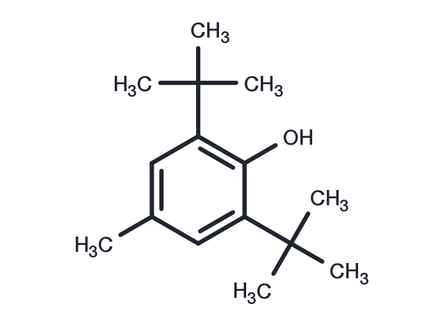 Butylated hydroxytoluene Chemical Structure