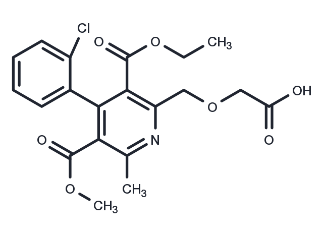 O-Des[2-aminoethyl]-O-carboxymethyl dehydroamlodipine Chemical Structure