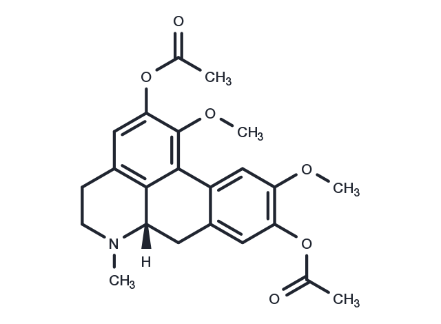 Diacetyl boldine Chemical Structure