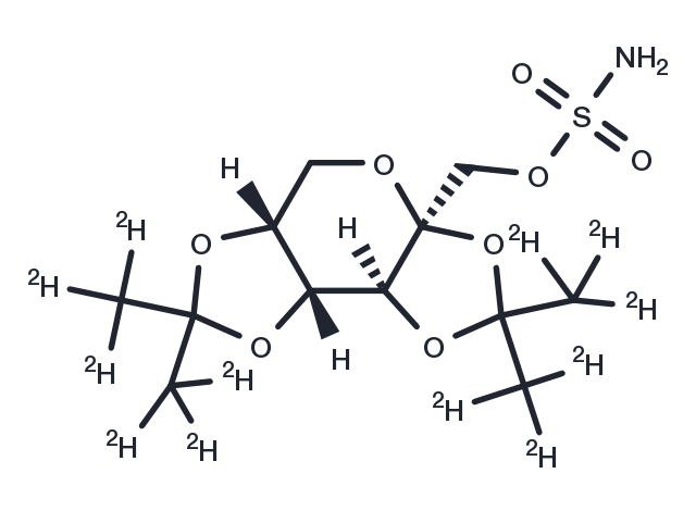 Topiramate D12 Chemical Structure