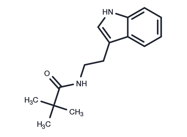 N10-pivaloyl tryptamine Chemical Structure