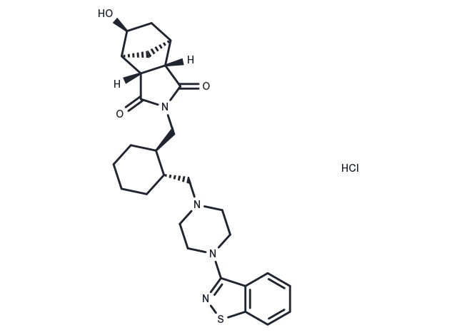 Lurasidone metabolite 14326 hydrochloride Chemical Structure