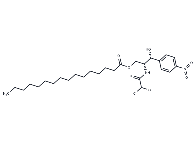 Chloramphenicol palmitate Chemical Structure