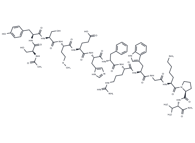 (D-Phe7)-α-MSH Chemical Structure