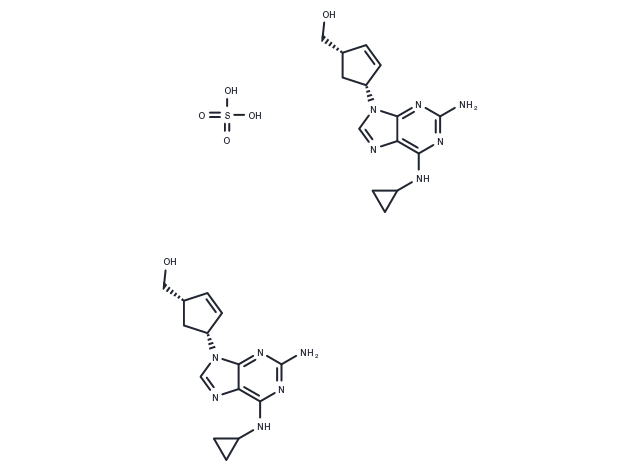 Abacavir sulfate Chemical Structure