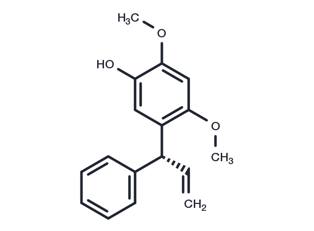 (+)-Dalbergiphenol Chemical Structure