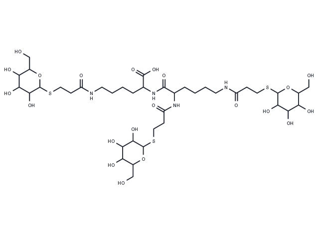Trimannosyldilysine Chemical Structure