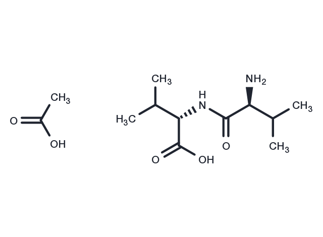 Valylvaline acetate Chemical Structure