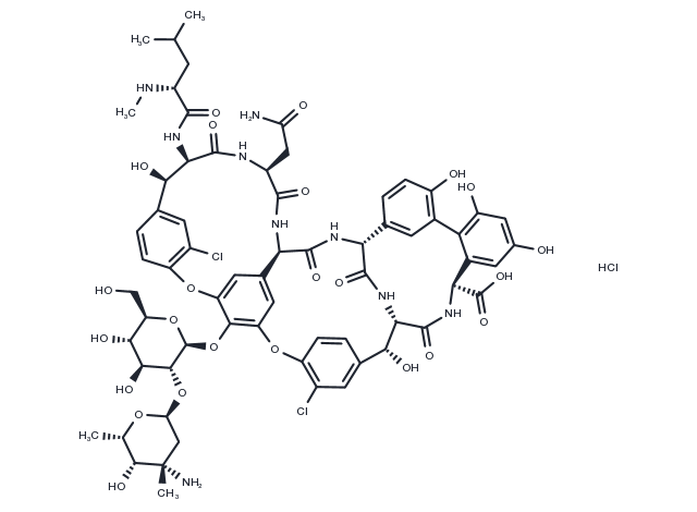 Vancomycin hydrochloride Chemical Structure