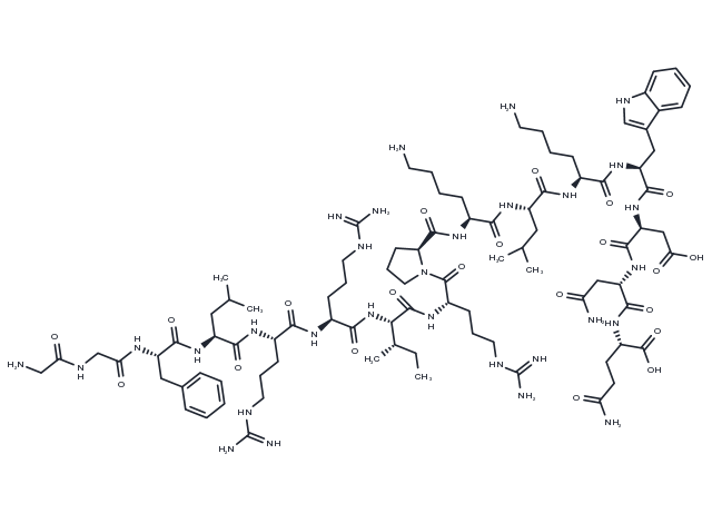 Dynorphin (2-17) (porcine) Chemical Structure